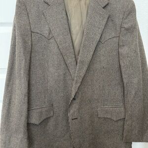 Christian Brooks Men's Classic Brown Blazer